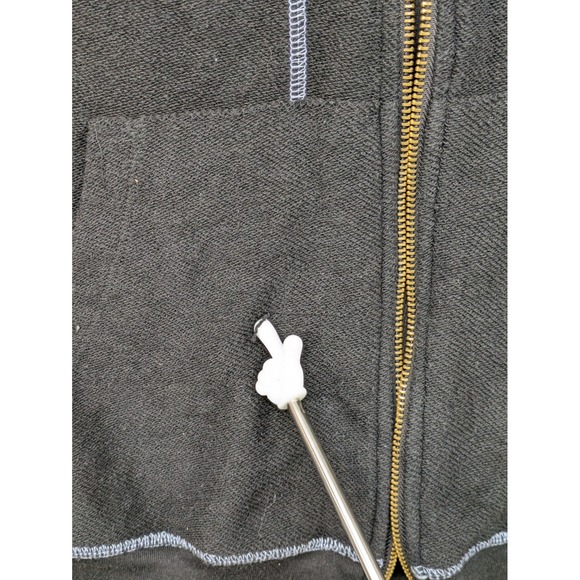 Kinetix Full Zip Hoodie‎ Casual Luxury Activewear Athleisure Black L - Picture 8 of 12